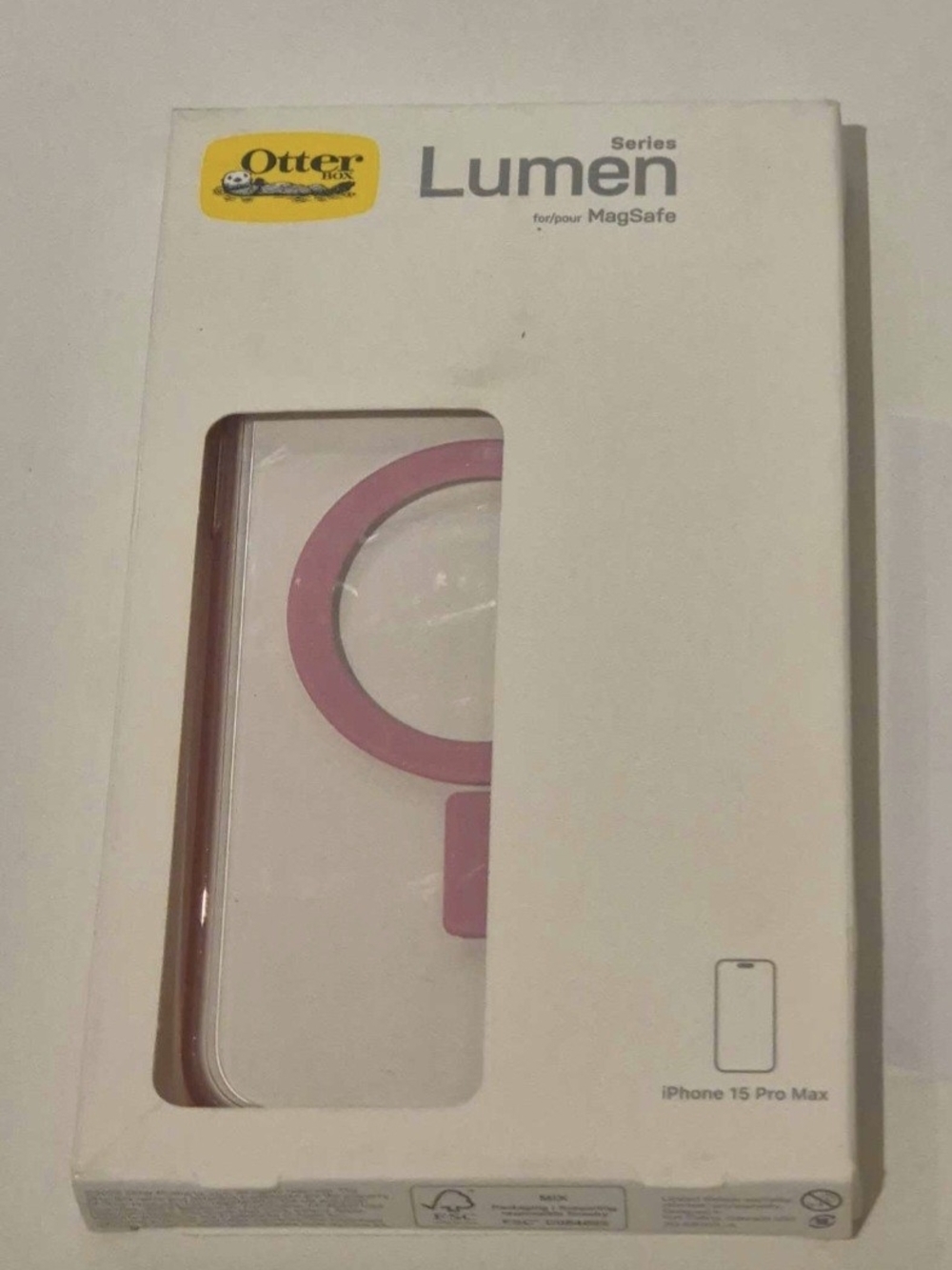 OtterBox Lumen MagSafe Clear Case Ring for iPhone 15 Pro Max